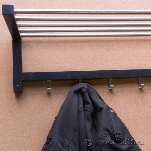 Ikea Tjusig Espresso Wall Mount Hat and Coat Rack Allsold.ca Buy